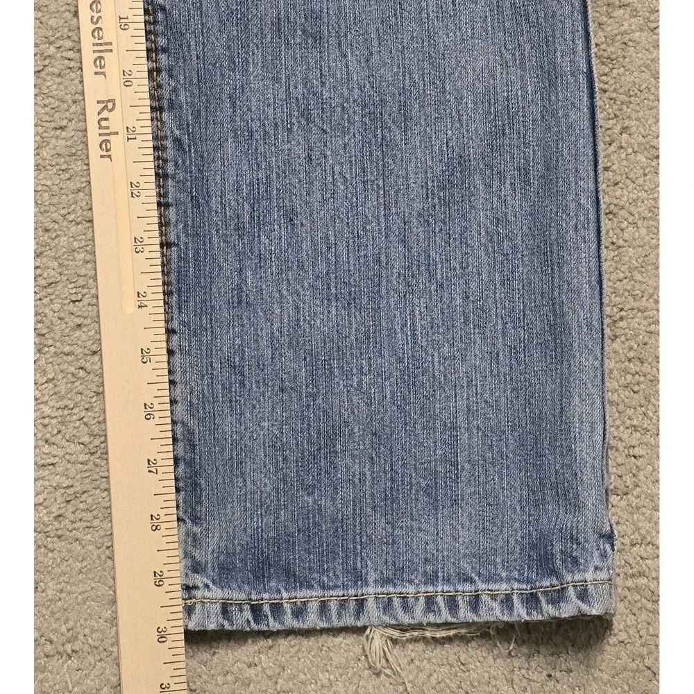 Ariat‎ FR M4 Relaxed Boot Cut Jeans Distressed Denim Men's 34x30 CAT2